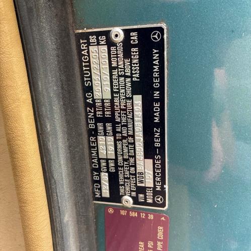 Aukcja sprzedaży 1988 Mercedes-benz 560, vin: WDBBA48D0JA081404, numer aukcji: 58247136