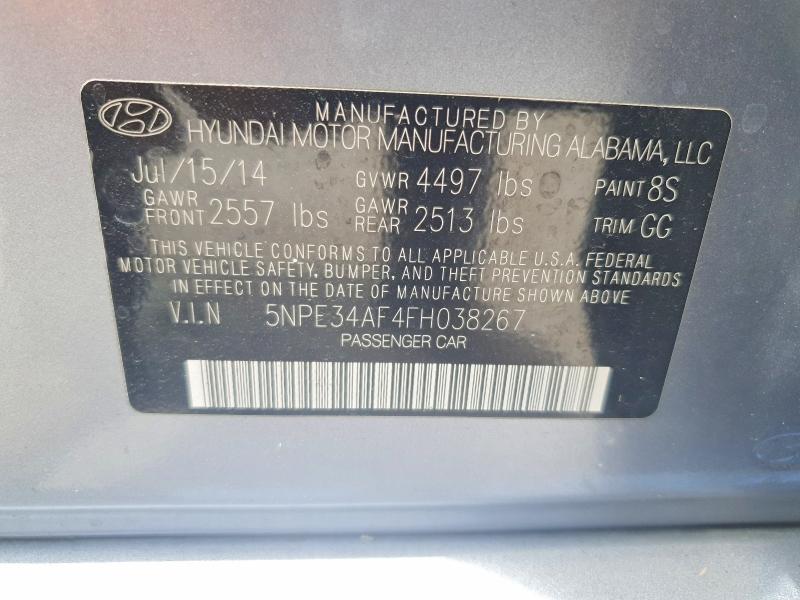 Aukcja sprzedaży 2015 Hyundai Sonata, vin: 5NPE34AF4FH038267, numer aukcji: 55757876