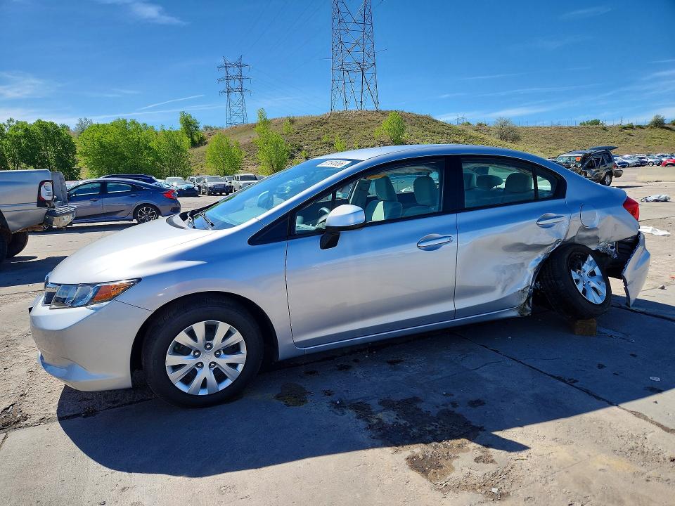 2012 Honda Civic მანქანა იყიდება აუქციონზე, vin: 19XFB2F51CE379041, აუქციონის ნომერი: 57191656