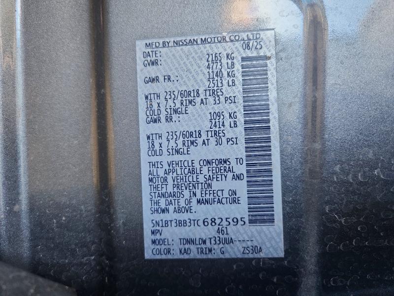 Продажа на аукционе авто 2026 Nissan Rogue, vin: 5N1BT3BB3TC682595, номер лота: 57177266