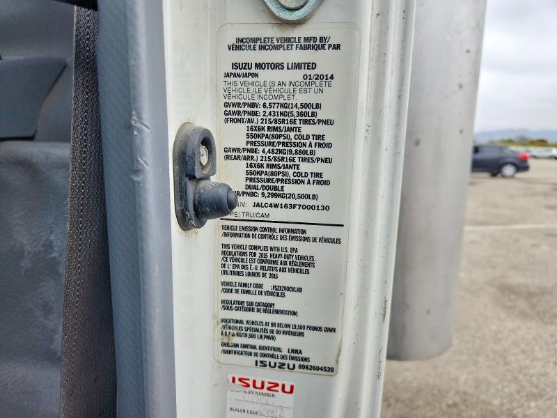 Продажа на аукционе авто 2015 Isuzu Npr Hd, vin: JALC4W163F7000130, номер лота: 52902116
