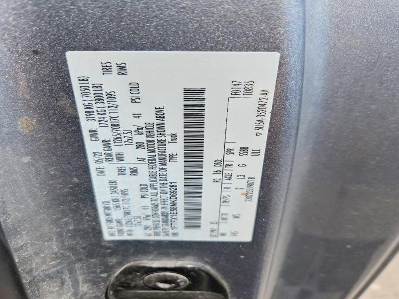 Продажа на аукционе авто 2022 Ford F150, vin: 1FTFX1E58NKD69281, номер лота: 57680346