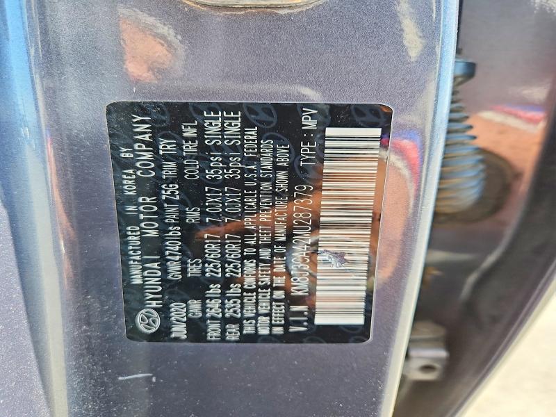 Aukcja sprzedaży 2021 Hyundai Tucson, vin: KM8J3CA42MU287379, numer aukcji: 57503736