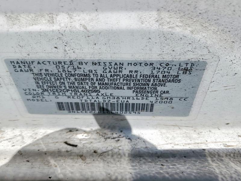 Продаж на аукціоні авто 2016 Nissan Versa, vin: 3N1CE2CP1GL402595, номер лоту: 56065836