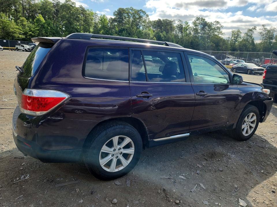 Продаж на аукціоні авто 2012 Toyota Highlander, vin: 5TDBK3EHXCS138925, номер лоту: 56468886