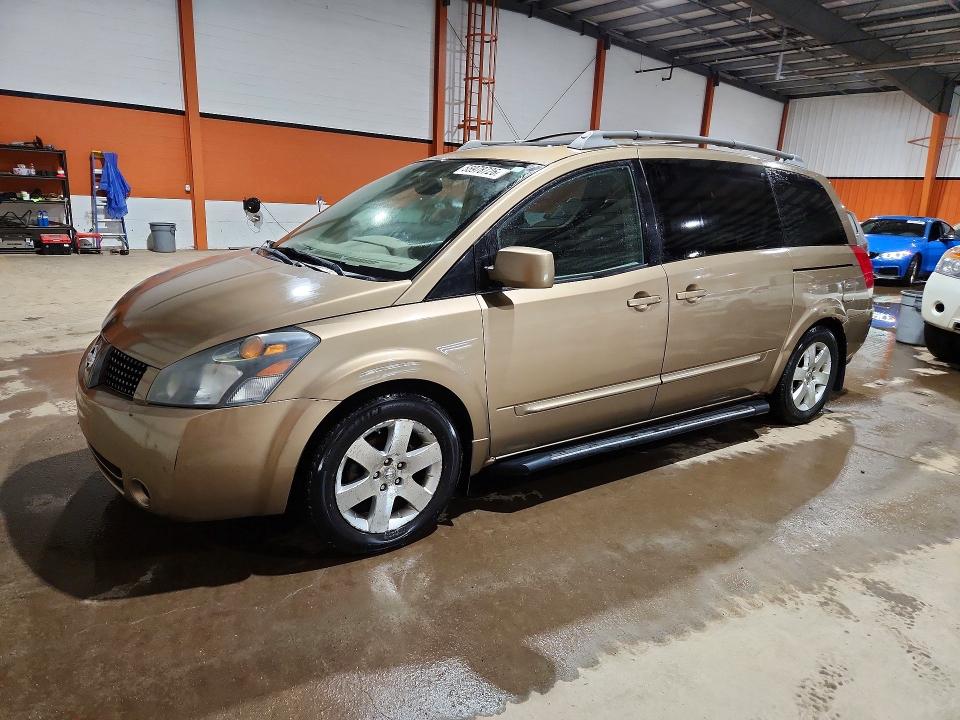 2004 Nissan Quest მანქანა იყიდება აუქციონზე, vin: 5N1BV28U24N339036, აუქციონის ნომერი: 55978726