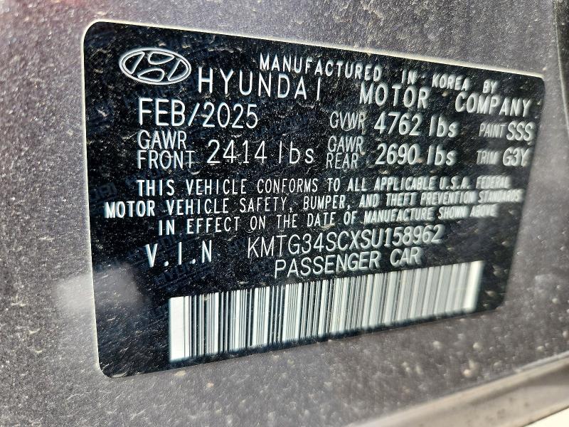2025 Genesis G70 მანქანა იყიდება აუქციონზე, vin: KMTG34SCXSU158962, აუქციონის ნომერი: 55534266