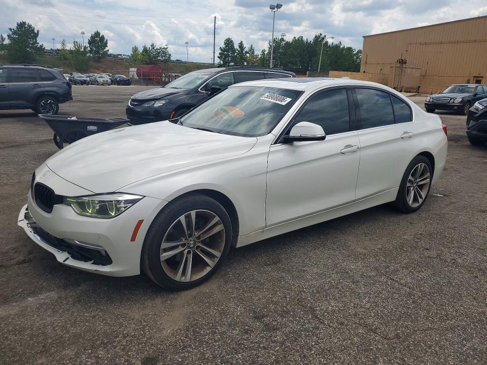 2017 Bmw 330 მანქანა იყიდება აუქციონზე, vin: WBA8B9G37HNU52699, აუქციონის ნომერი: 58908006