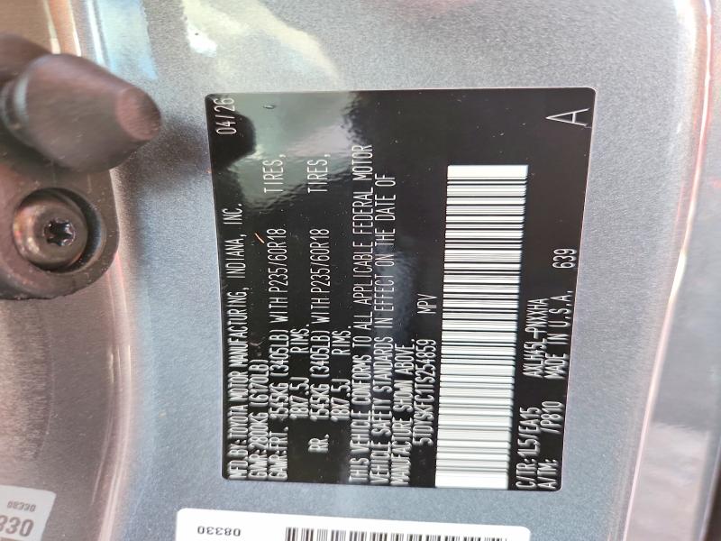 56975226 :رقم المزاد ، 5TDYSKFC1TS254859 vin ، 2026 Toyota Sienna مزاد بيع