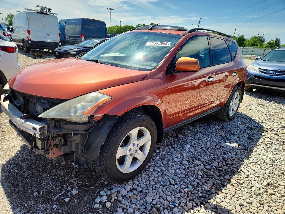 56343906 :رقم المزاد ، JN8AZ08WX4W311073 vin ، 2004 Nissan Murano مزاد بيع