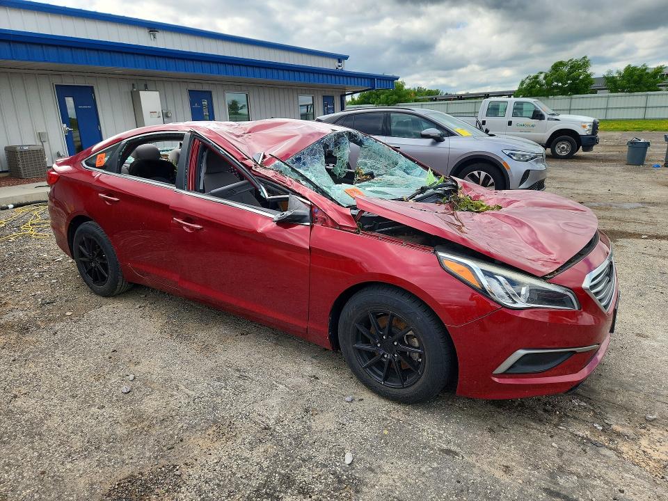 2016 Hyundai Sonata მანქანა იყიდება აუქციონზე, vin: 5NPE24AFXGH280792, აუქციონის ნომერი: 57594556