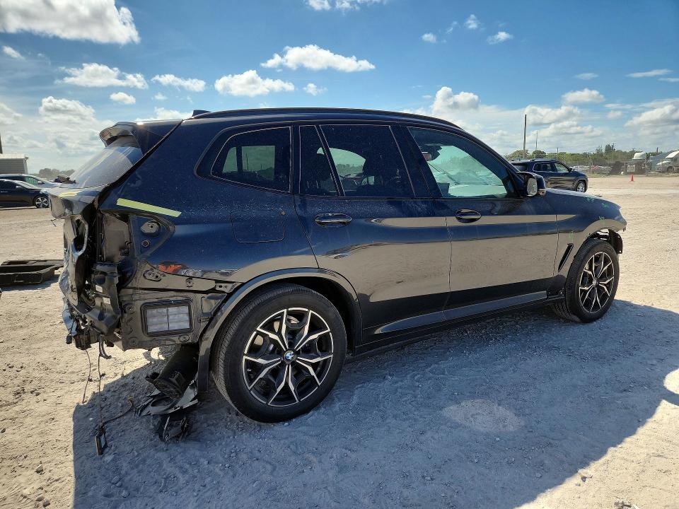 2022 Bmw X3 მანქანა იყიდება აუქციონზე, vin: 5UX83DP00N9J43247, აუქციონის ნომერი: 56121816