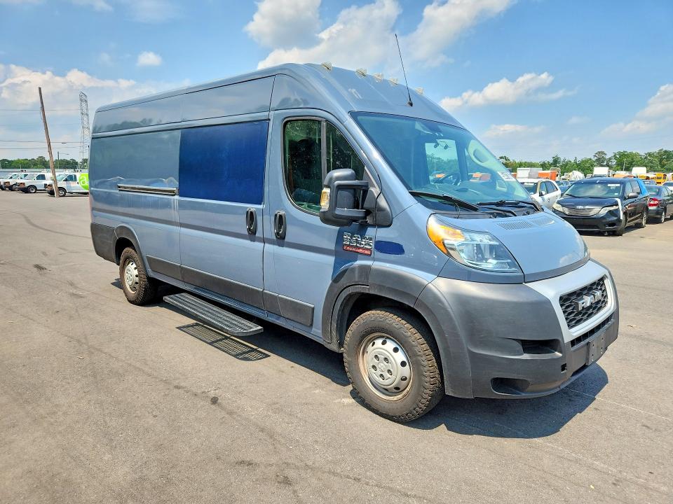 2020 Ram Promaster 3500 მანქანა იყიდება აუქციონზე, vin: 3C6URVJG1LE140013, აუქციონის ნომერი: 55447396