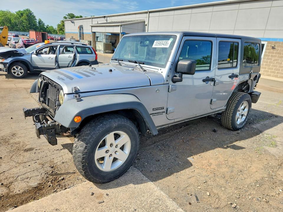 55968406 :رقم المزاد ، 1C4BJWDG9GL191510 vin ، 2016 Jeep Wrangler Unlimited مزاد بيع