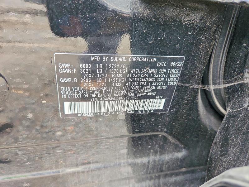 Продаж на аукціоні авто 2023 Subaru Ascent, vin: 4S4WMAUD9P3447299, номер лоту: 58802086