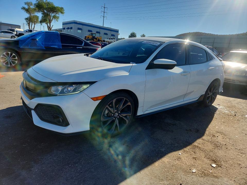 58802026 :رقم المزاد ، SHHFK7H43JU236521 vin ، 2018 Honda Civic مزاد بيع