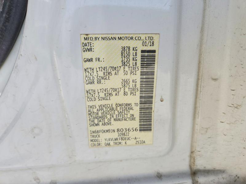 Продаж на аукціоні авто 2018 Nissan Nv, vin: 1N6BF0KM9JN803656, номер лоту: 57932766