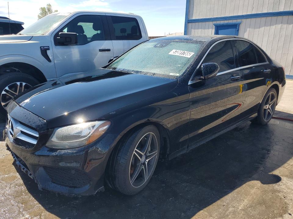 2017 Mercedes-benz C მანქანა იყიდება აუქციონზე, vin: 55SWF4KB0HU193499, აუქციონის ნომერი: 57391766
