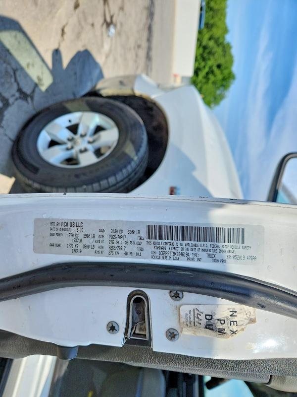 2019 Ram 1500 Classic მანქანა იყიდება აუქციონზე, vin: 1C6RR7TT9KS646194, აუქციონის ნომერი: 55821666