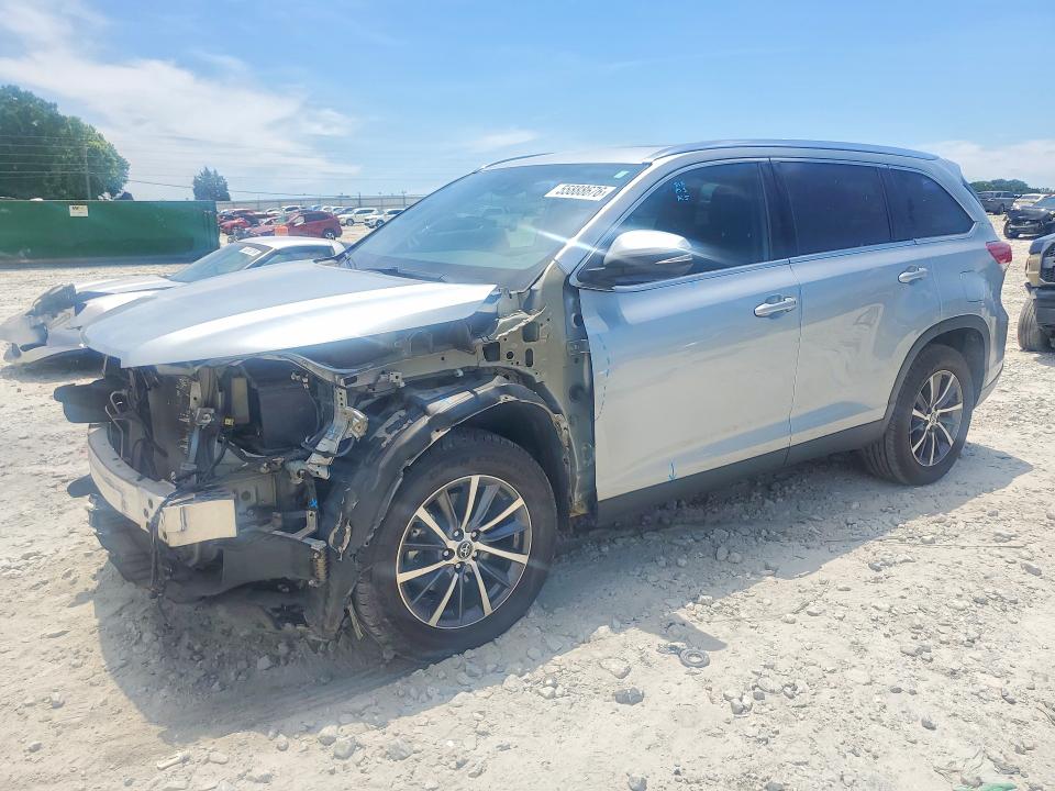55888676 :رقم المزاد ، 5TDKZRFH4KS571040 vin ، 2019 Toyota Highlander مزاد بيع