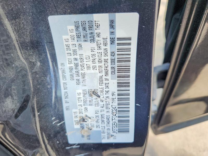 Aukcja sprzedaży 2015 Mazda Cx-9, vin: JM3TB2BA7F0460247, numer aukcji: 56833276