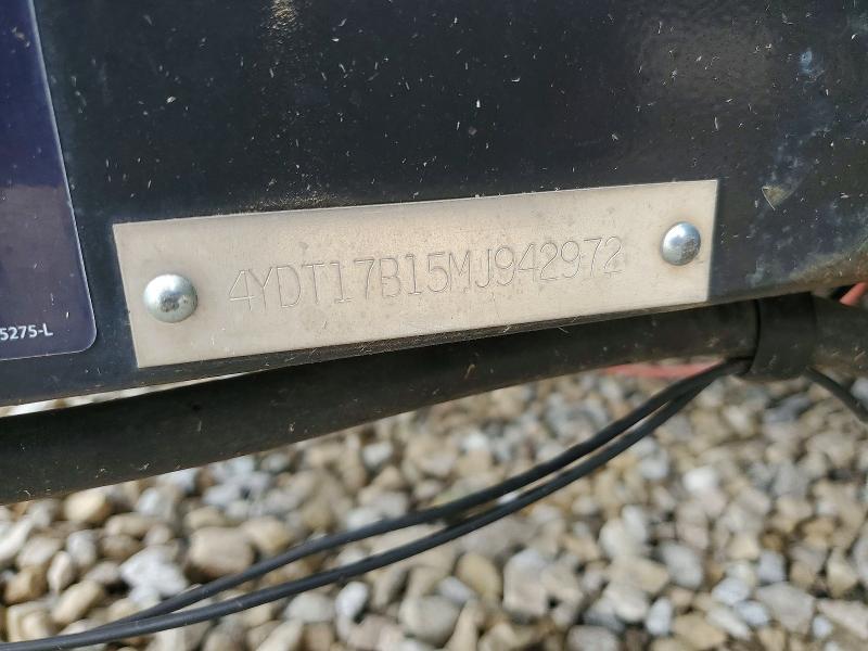 Продаж на аукціоні авто 2021 Keystone Coleman, vin: 4YDT17B15MJ942972, номер лоту: 58080416