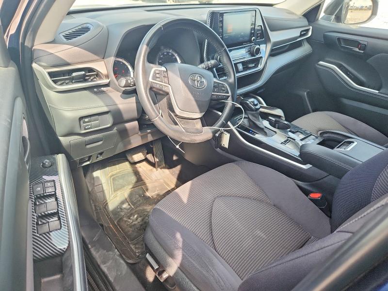 2022 Toyota Highlander მანქანა იყიდება აუქციონზე, vin: 5TDZZRAH4NS545256, აუქციონის ნომერი: 58575216