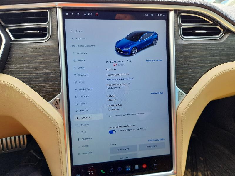 Aukcja sprzedaży 2014 Tesla Model S, vin: 5YJSA1H17EFP47435, numer aukcji: 56433296