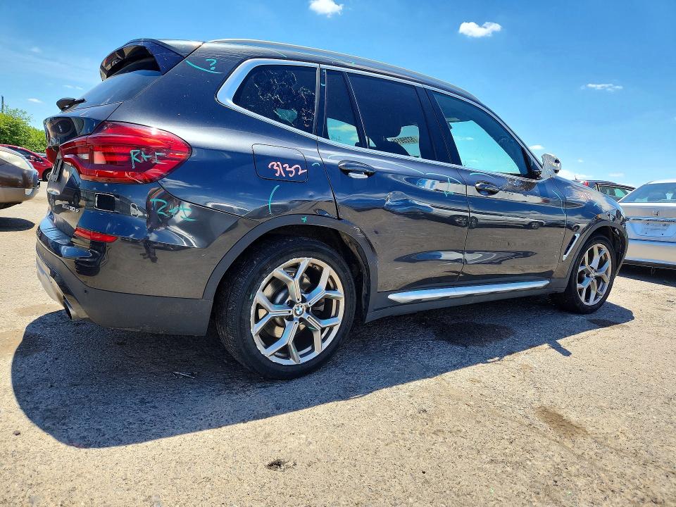 2021 Bmw X3 მანქანა იყიდება აუქციონზე, vin: 5UXTS1C0XM9H46404, აუქციონის ნომერი: 57259146