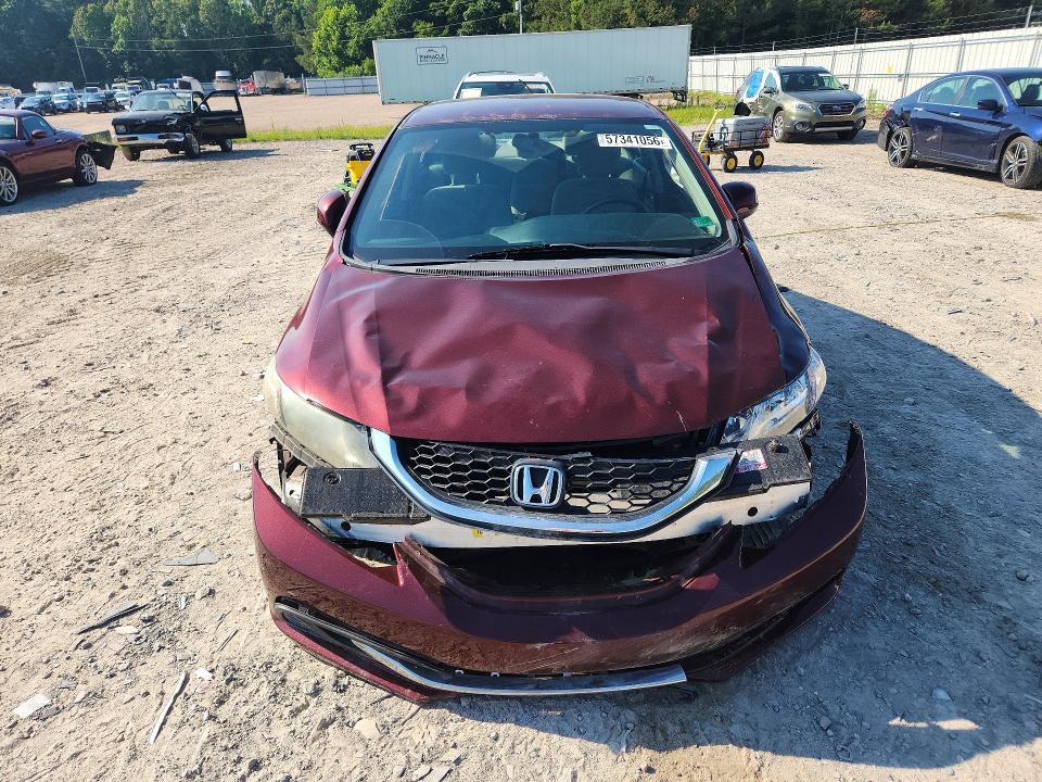 Продаж на аукціоні авто 2013 Honda Civic, vin: 2HGFB2F54DH573702, номер лоту: 57341056