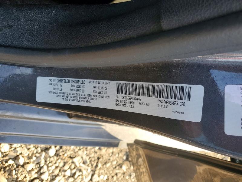 Aukcja sprzedaży 2015 Chrysler 200, vin: 1C3CCCEG2FN544043, numer aukcji: 58748176