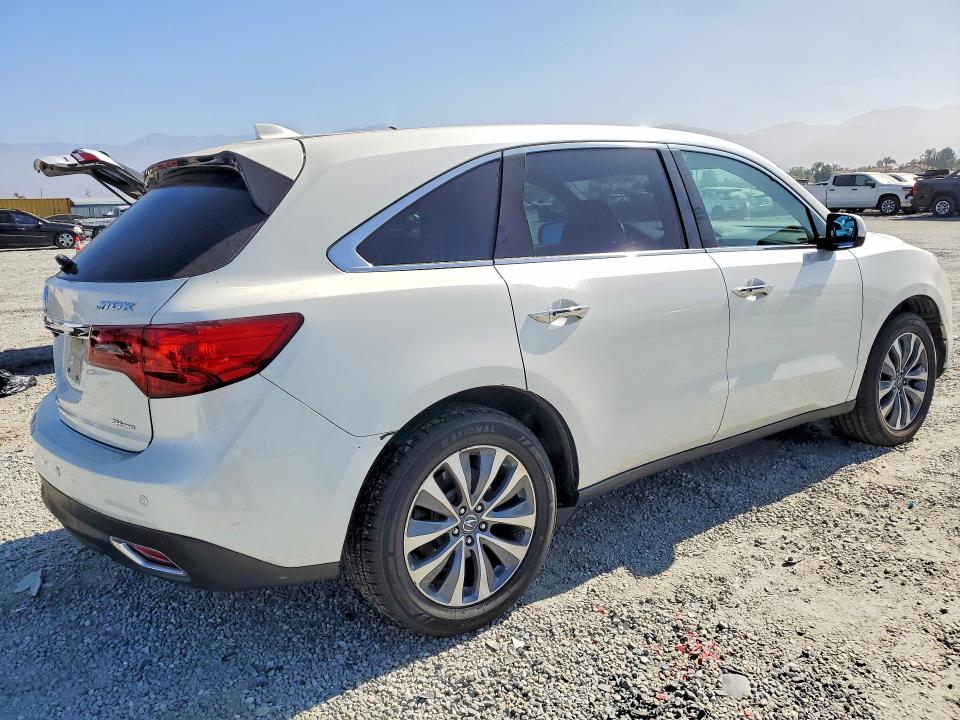 59141186 :رقم المزاد ، 5FRYD4H44GB035253 vin ، 2016 Acura Mdx مزاد بيع