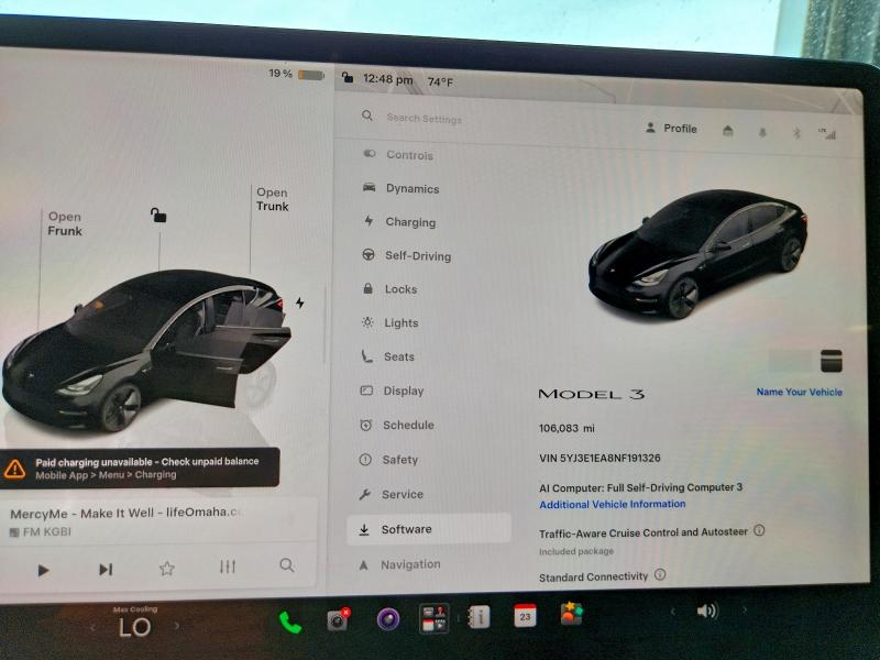 Продаж на аукціоні авто 2022 Tesla Model 3, vin: 5YJ3E1EA8NF191326, номер лоту: 57909956