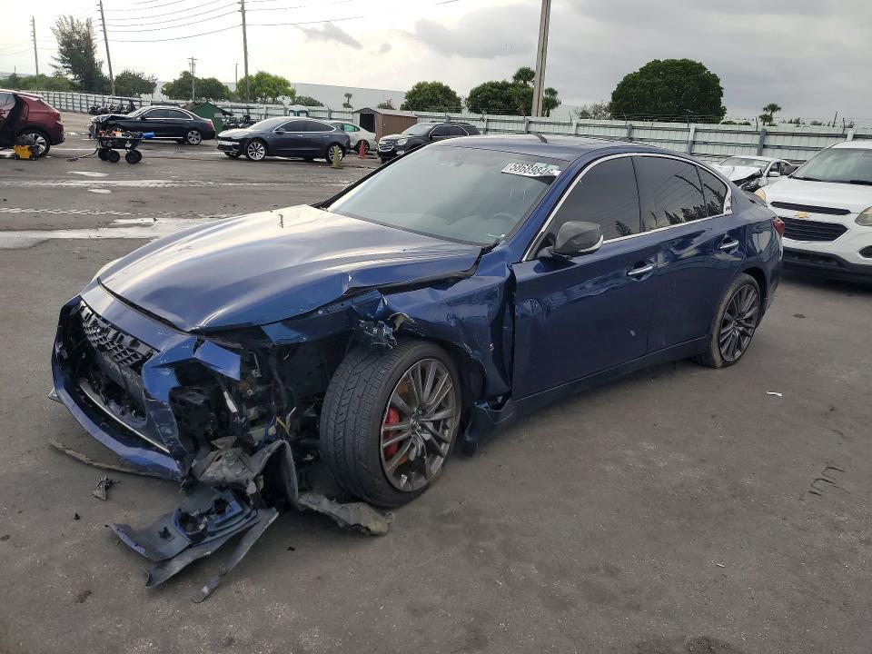 2018 Infiniti Q50 მანქანა იყიდება აუქციონზე, vin: JN1FV7AR9JM481171, აუქციონის ნომერი: 58689846