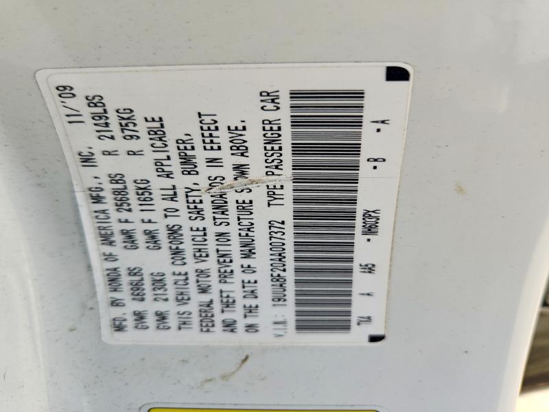 Продаж на аукціоні авто 2010 Acura Tl, vin: 19UUA8F20AA007372, номер лоту: 56983166