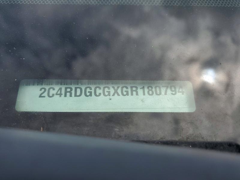 Продаж на аукціоні авто 2016 Dodge Grand Caravan, vin: 2C4RDGCGXGR180794, номер лоту: 55518326