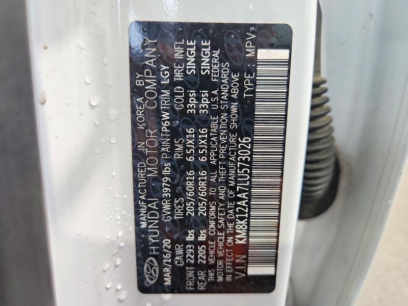 Продажа на аукционе авто 2020 Hyundai Kona, vin: KM8K12AA7LU573026, номер лота: 58564536