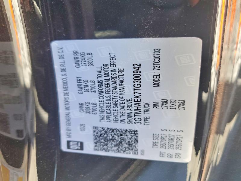 Aukcja sprzedaży 2026 Gmc Sierra, vin: 3GTHAEK7TG300942, numer aukcji: 57928556