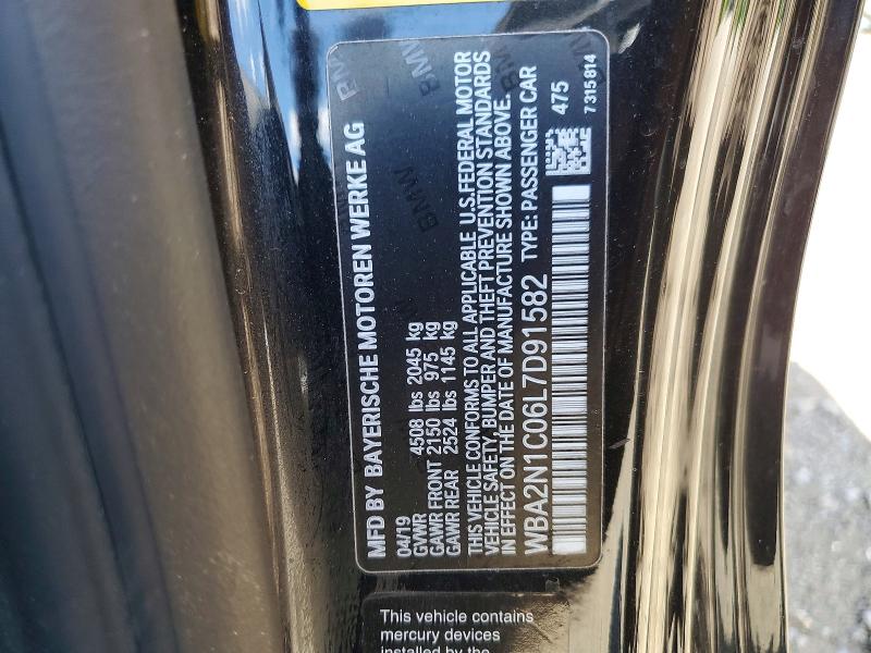 Aukcja sprzedaży 2020 Bmw M240i, vin: WBA2N1C06L7D91582, numer aukcji: 58066066
