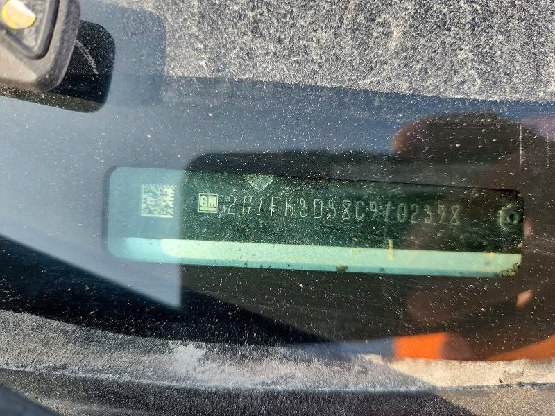 54234146 :رقم المزاد ، 2G1FB3D38C9102398 vin ، 2012 Chevrolet Camaro مزاد بيع