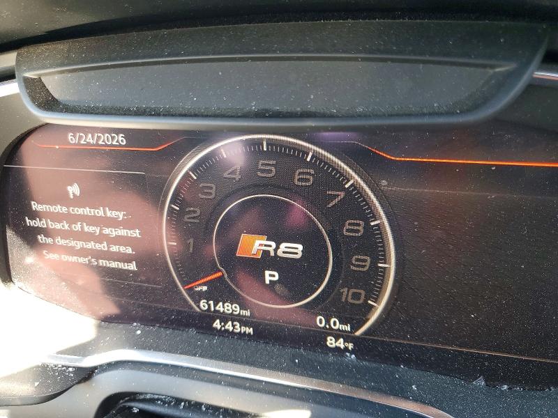58484946 :رقم المزاد ، WUAVACFX7H7905009 vin ، 2017 Audi R8 مزاد بيع