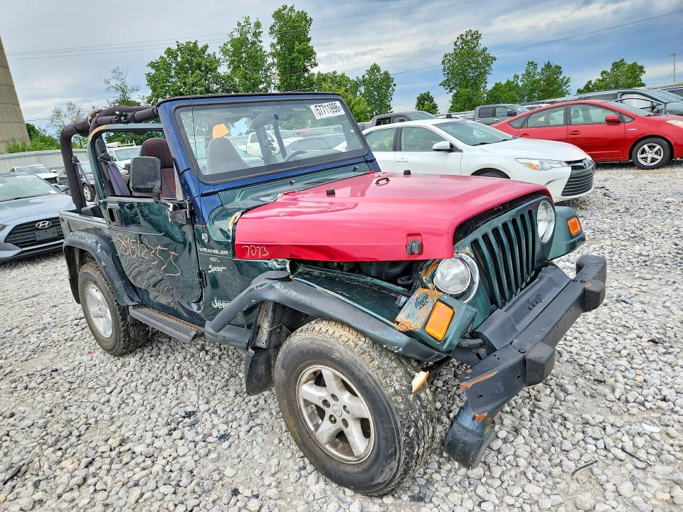 Продаж на аукціоні авто 2000 Jeep Wrangler / Tj, vin: 1J4FA49S4YP787048, номер лоту: 57711996