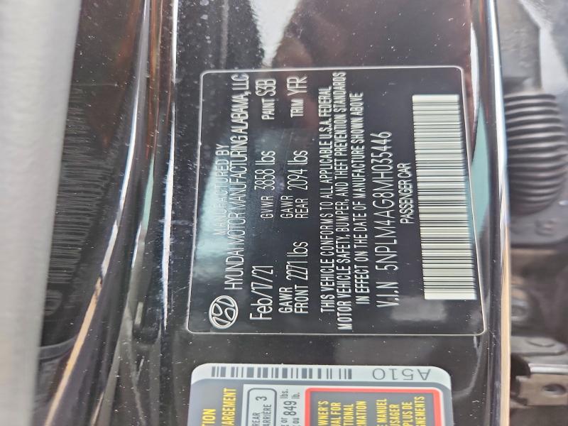 Продажа на аукционе авто 2021 Hyundai Elantra, vin: 5NPLM4AG8MH035446, номер лота: 58192186