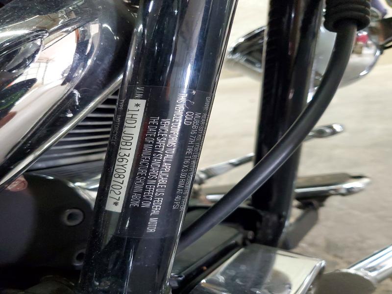 56358796 :رقم المزاد ، 1HD1JDB136Y087027 vin ، 2006 Harley-davidson Flstni مزاد بيع
