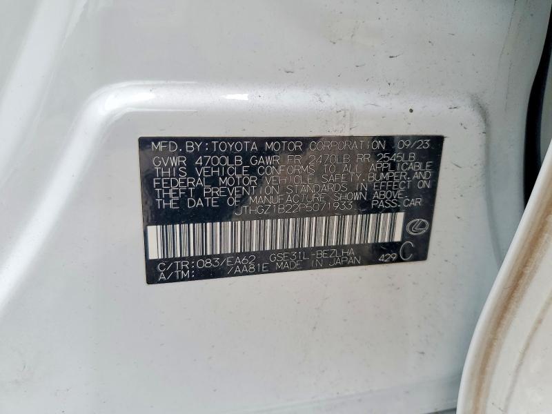 Продаж на аукціоні авто 2023 Lexus Is 350, vin: JTHGZ1B22P5071933, номер лоту: 56106286