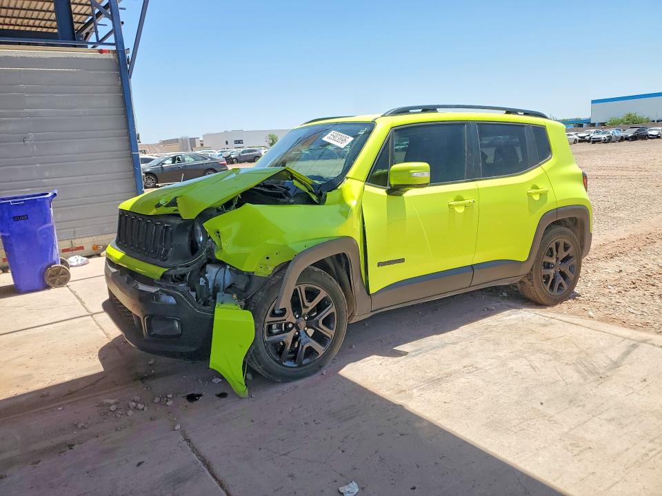 2018 Jeep Renegade მანქანა იყიდება აუქციონზე, vin: ZACCJABB8JPH48831, აუქციონის ნომერი: 55903896