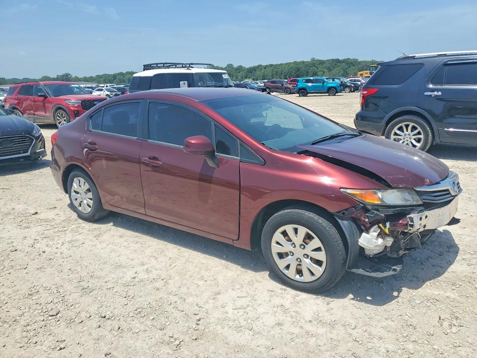 Продажа на аукционе авто 2012 Honda Civic, vin: 19XFB2F59CE003722, номер лота: 58071616
