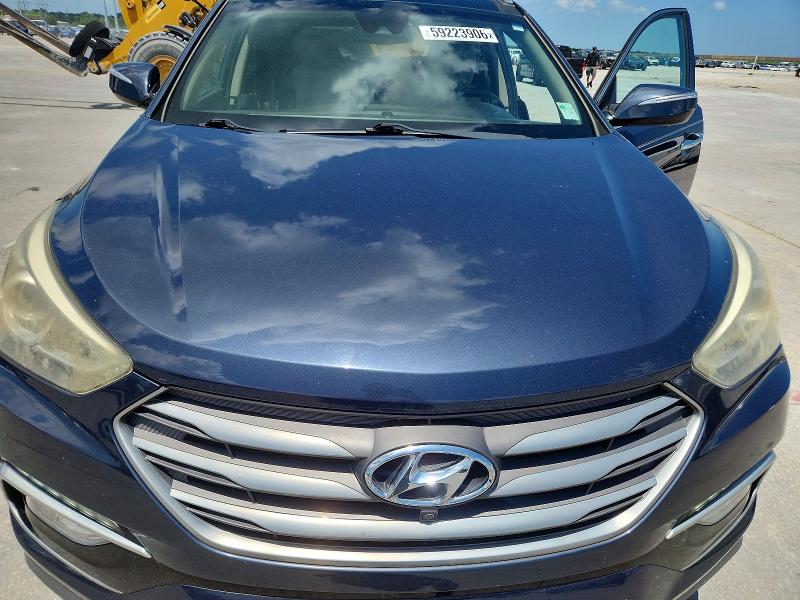 59223906 :رقم المزاد ، 5XYZW4LA9HG486766 vin ، 2017 Hyundai Santa Fe Sport مزاد بيع