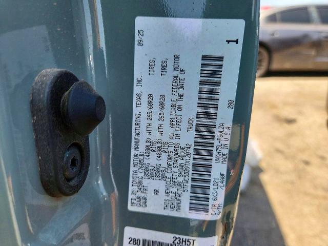 2026 Toyota Tundra მანქანა იყიდება აუქციონზე, vin: 5TFWC5DB9TX120742, აუქციონის ნომერი: 58872416