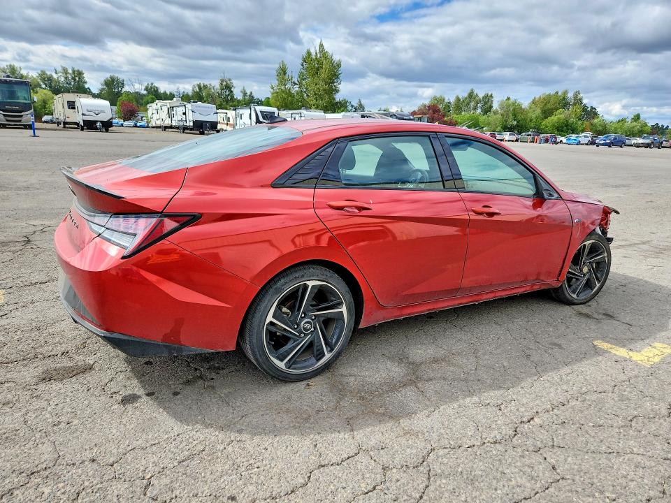 2022 Hyundai Elantra მანქანა იყიდება აუქციონზე, vin: KMHLR4AF7NU327021, აუქციონის ნომერი: 59316946